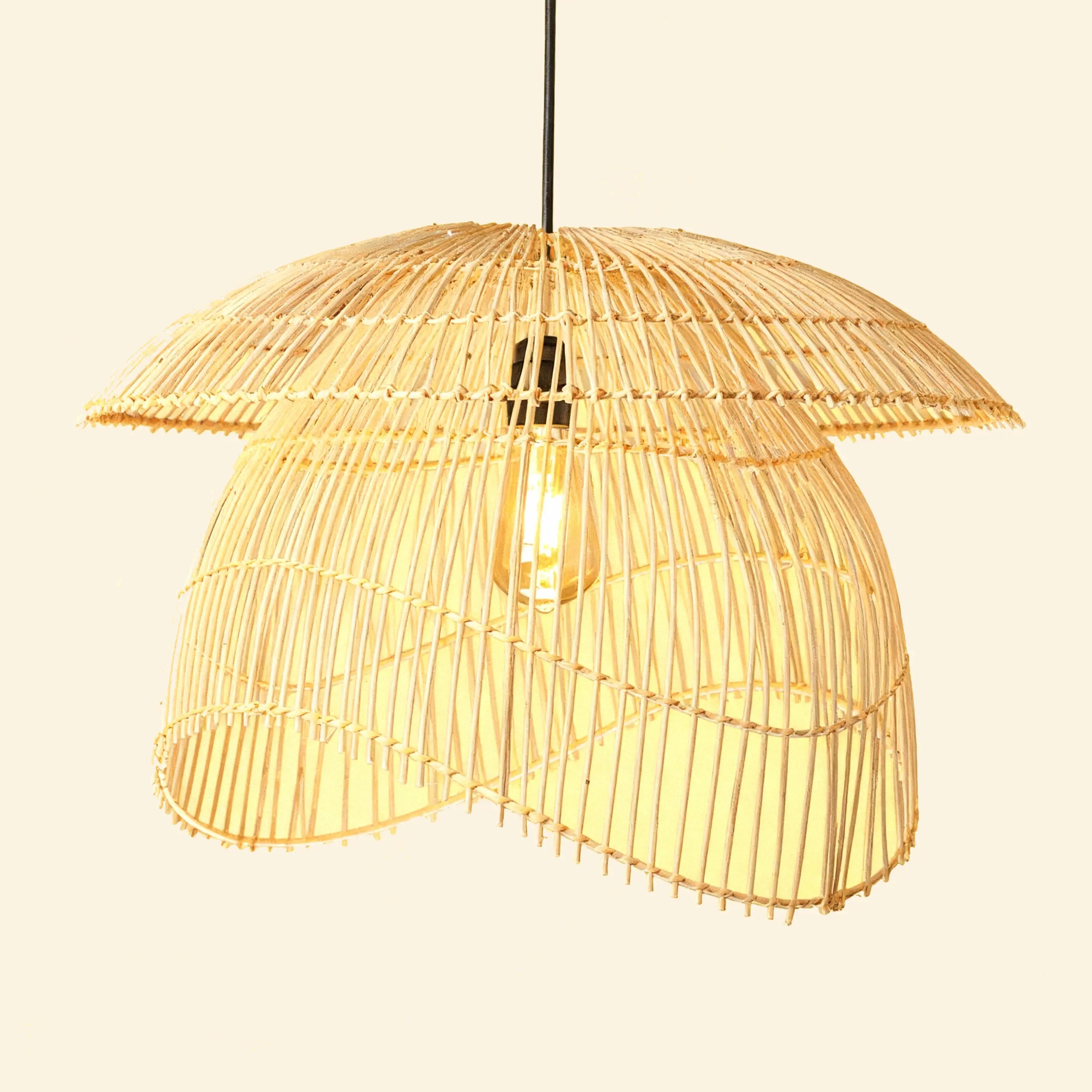Handicraft Bamboo Lamp | Cane Pendant Lamp